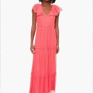 Tuckernuck Poppy Pink Giselle Tulle Gown Size Large